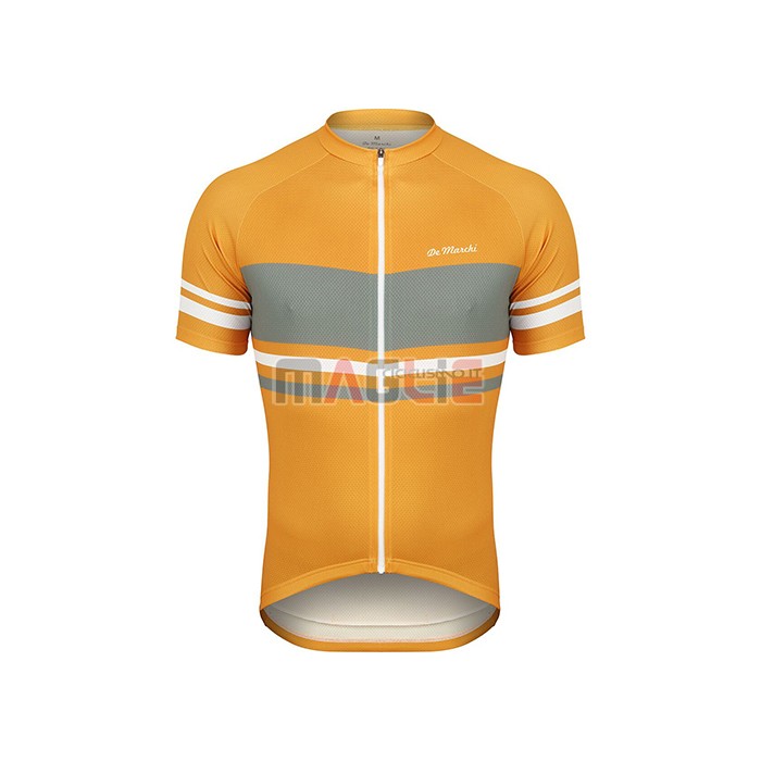 Maglia De Marchi Manica Corta 2021 Giallo Grigio